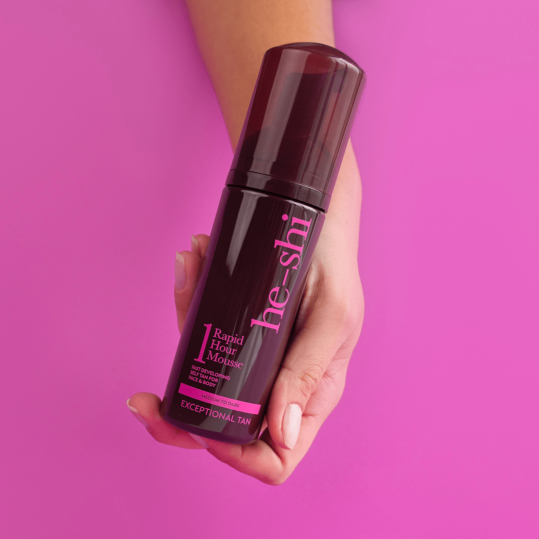 He Shi 1 Hour Rapid Tanning Mousse 150Ml