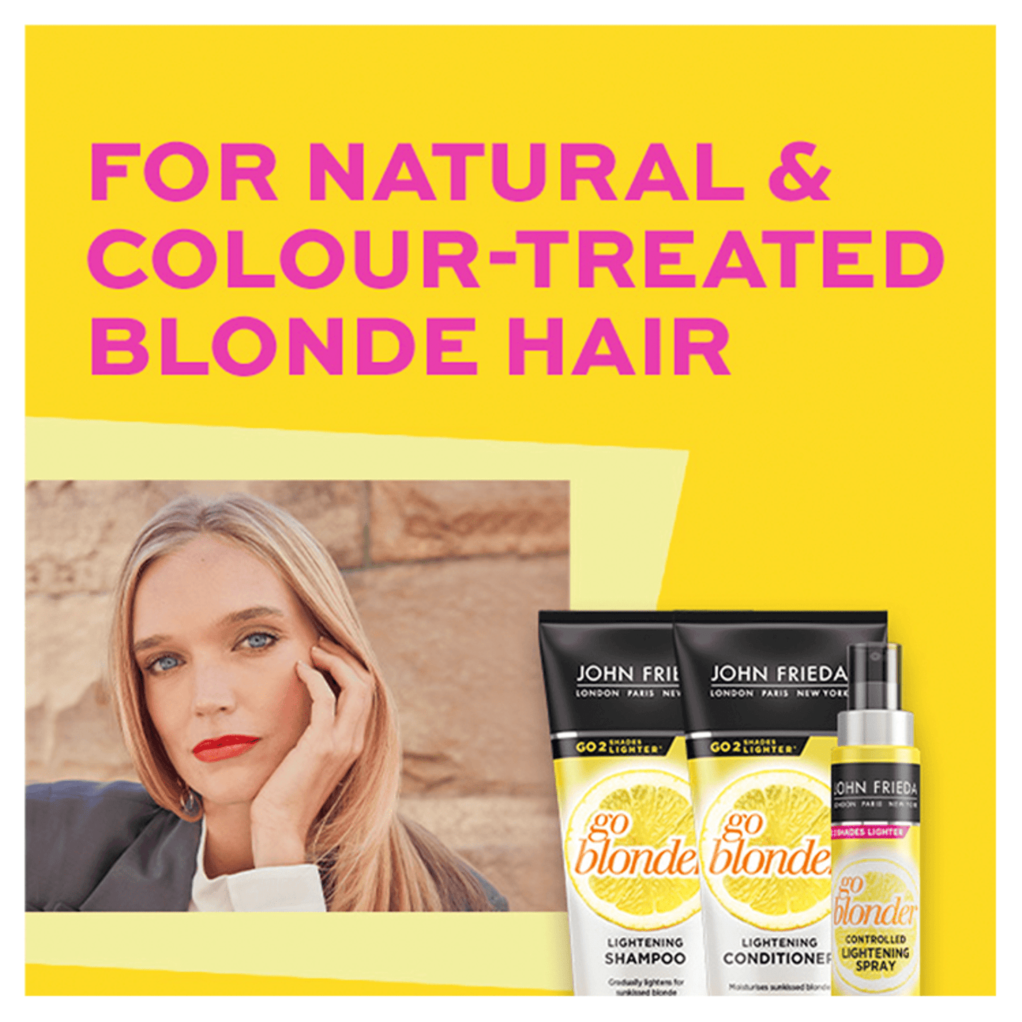 John Frieda Sheer Blonde Go Blonder Lightening Spray 100ml