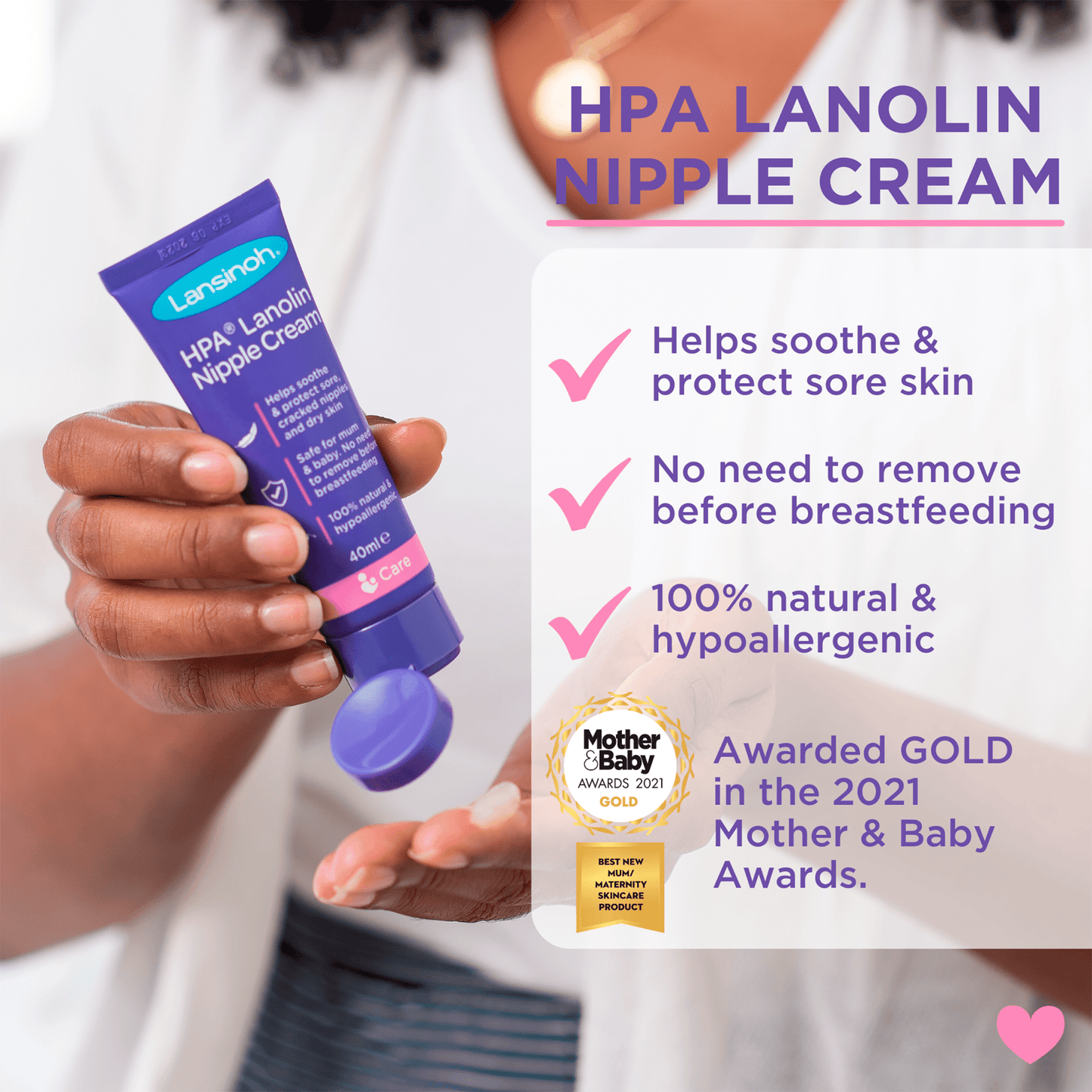 Lansinoh Hpa Lanolin For Sore Nipples And Cracked Skin 40Ml