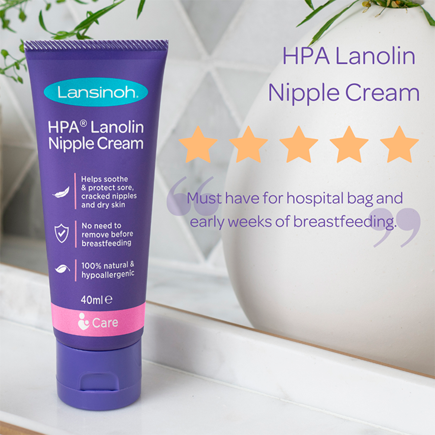 Lansinoh Hpa Lanolin For Sore Nipples And Cracked Skin 40Ml