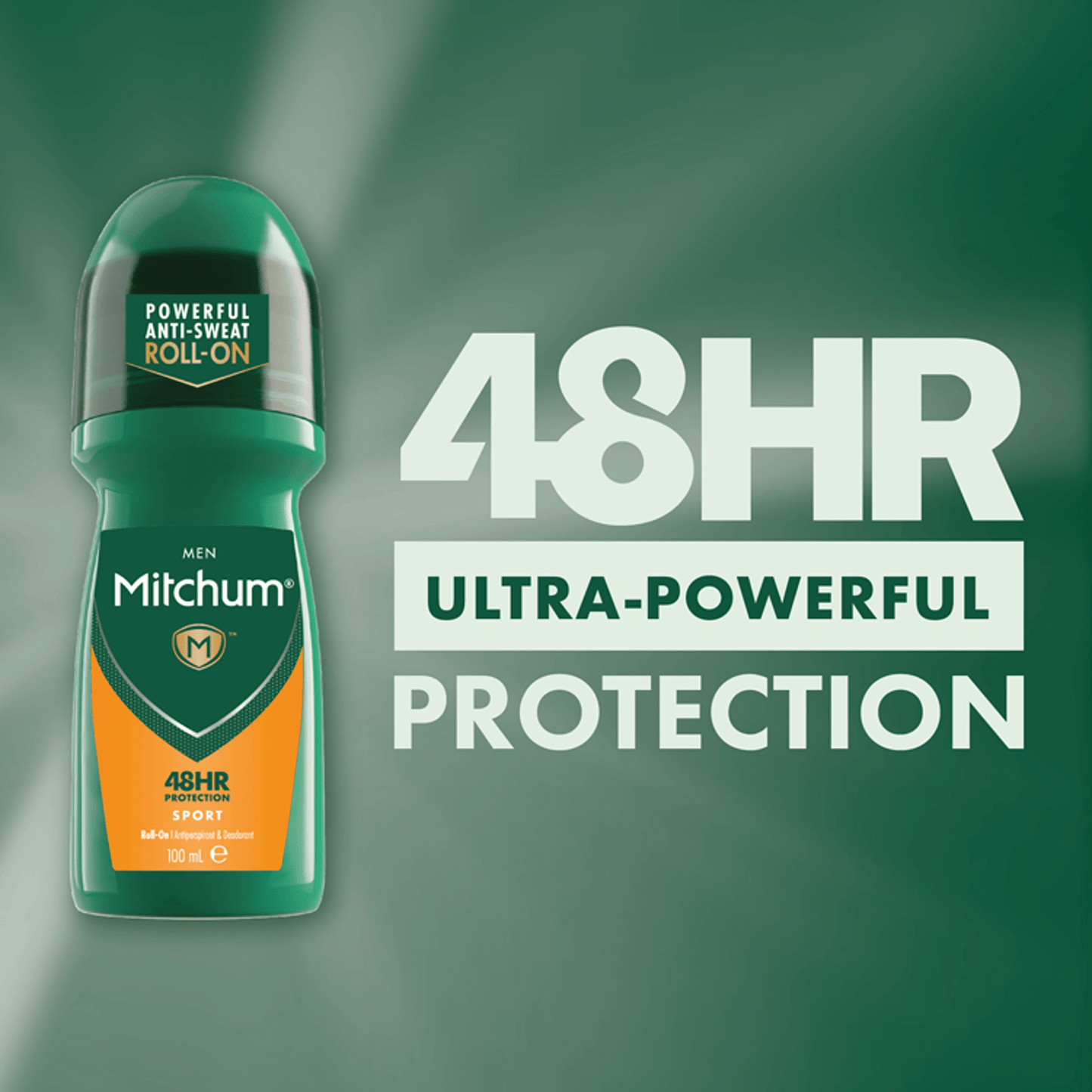 Mitchum Advanced Mens 48Hr Protection Sport Roll On 100Ml