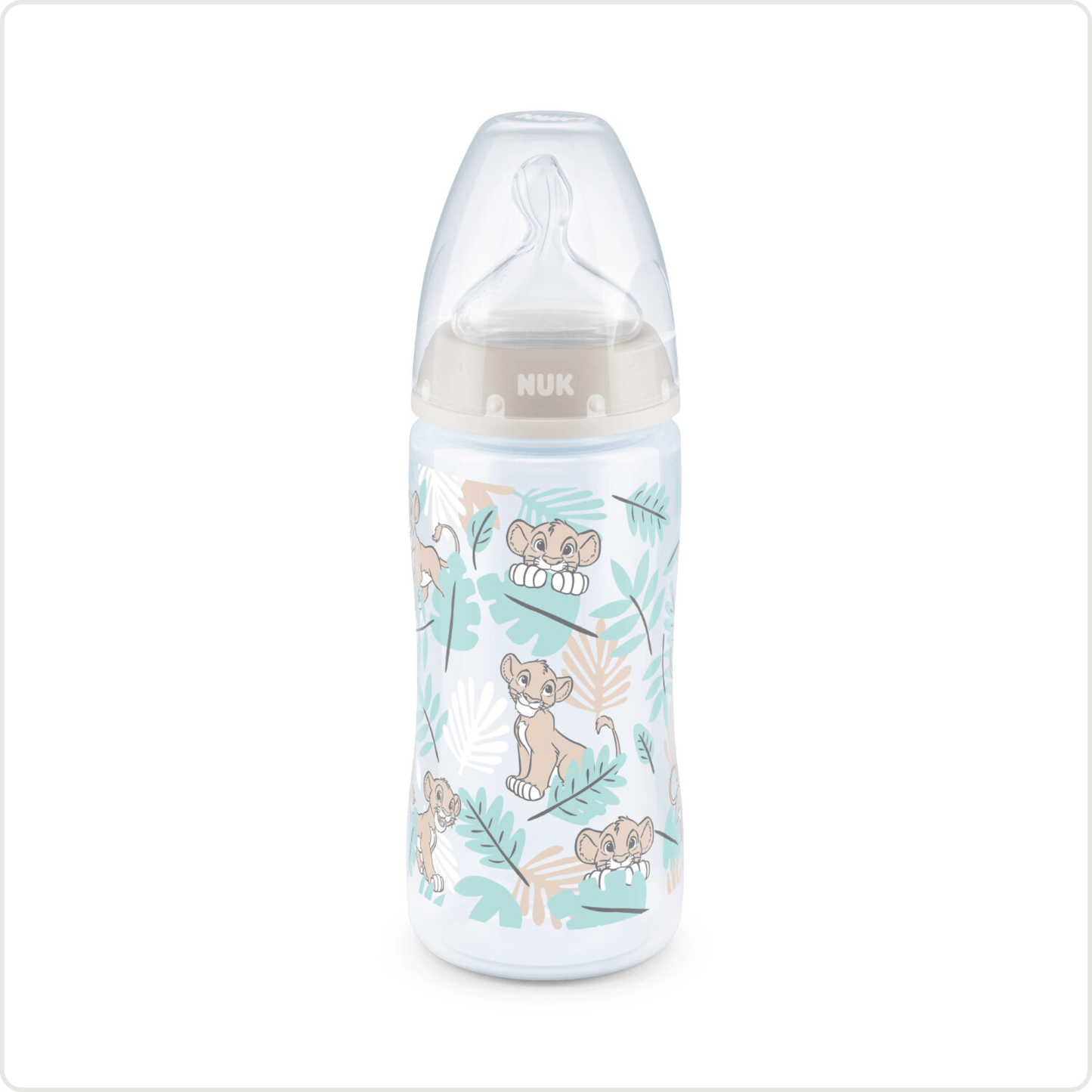 Nuk Lion King First Choice Temperature Control Bottle 300Ml 6 18 Months