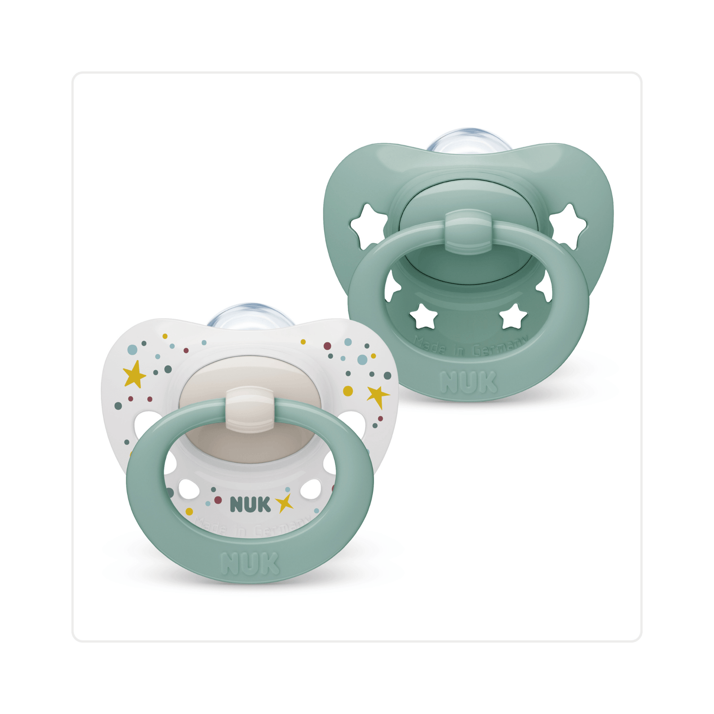 Nuk Signature Silicone Soother Boy 0 6 Months 2 Pack