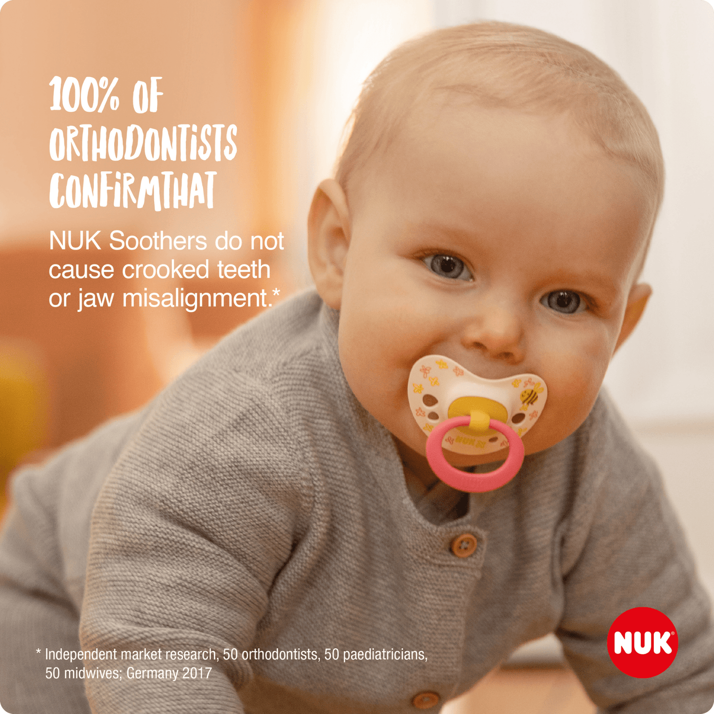 Nuk Signature Silicone Soother Boy 0 6 Months 2 Pack