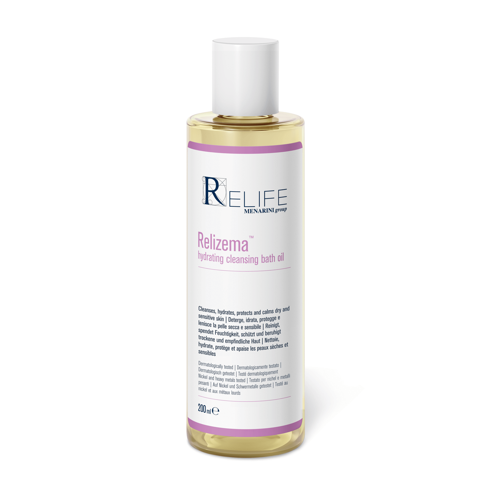 Relife Relizema Hydrating Cleansing Bath Oil 200ml