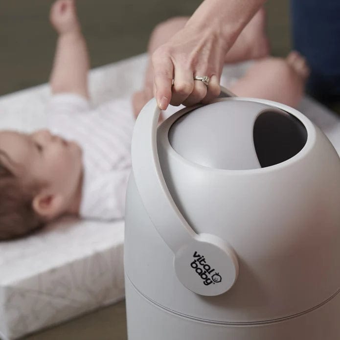 Vital Baby Odour Trap Nappy Disposal System - Cool Grey