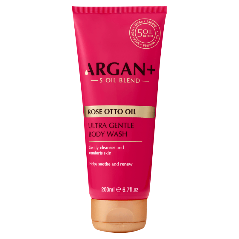Argan+ Rose Otto Oil Ultra Gentle Body Wash 200ml