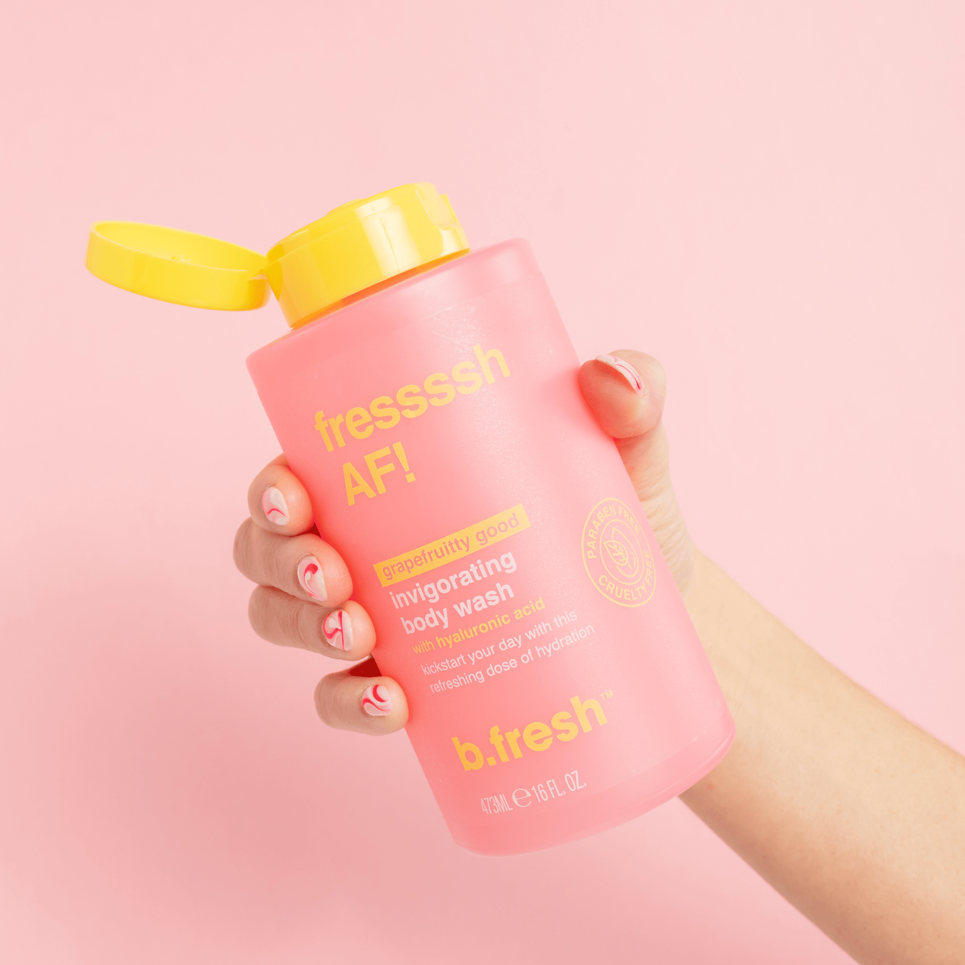 B Fresh Fressssh Af Invigorating Body Wash 473Ml