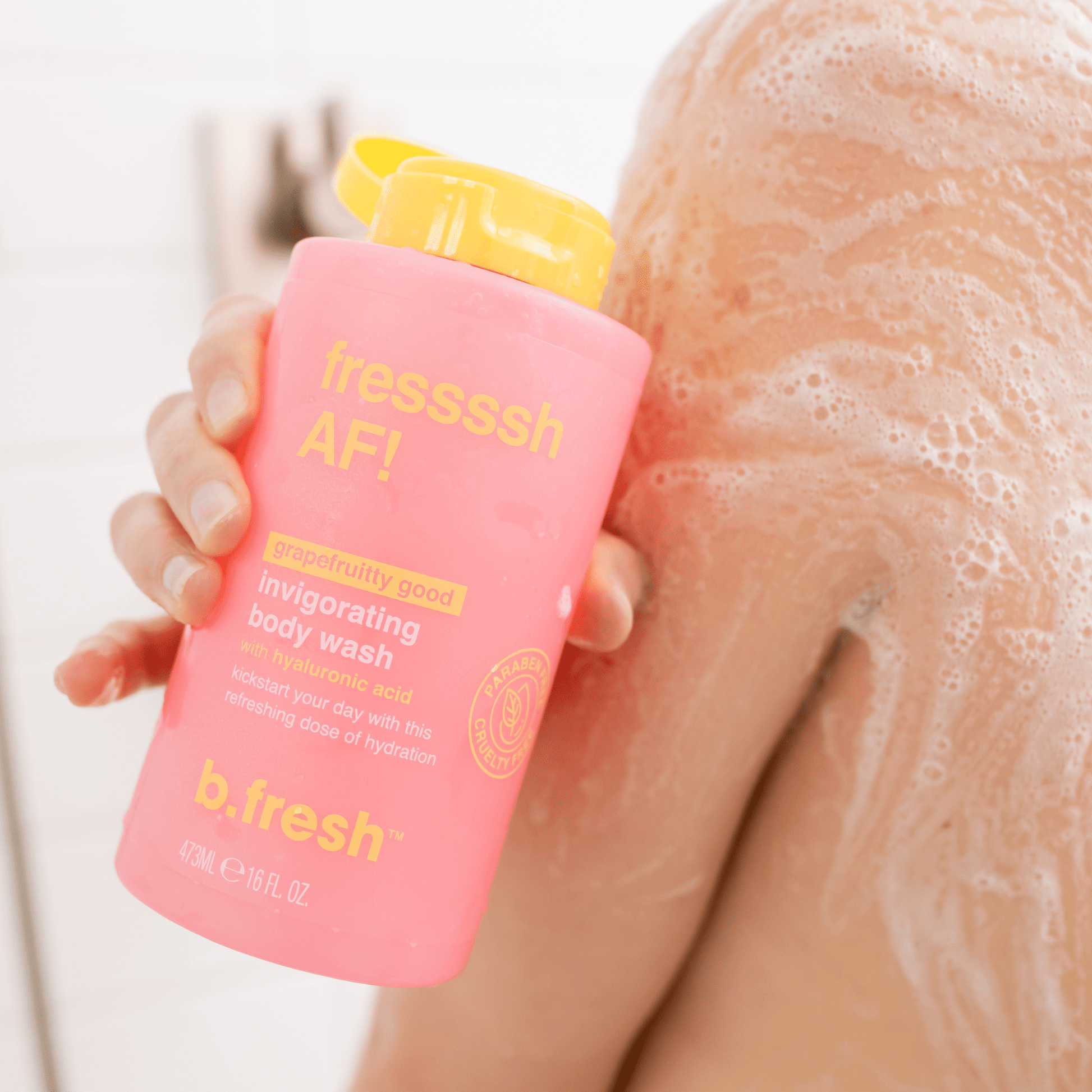 B Fresh Fressssh Af Invigorating Body Wash 473Ml