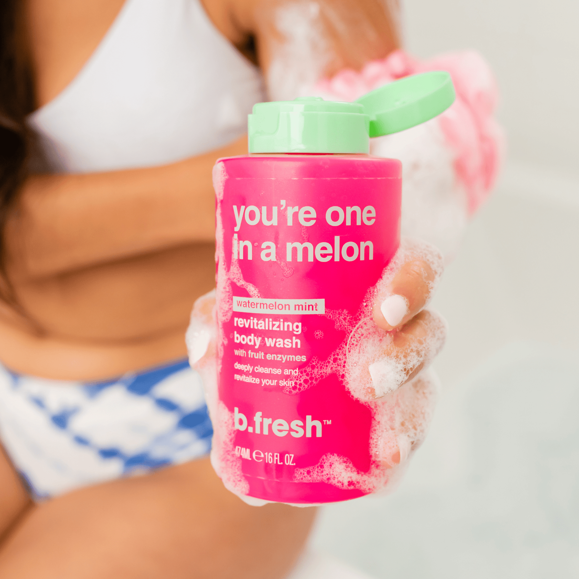 b.fresh you're one in a melon - revitalizing body wash 473ml