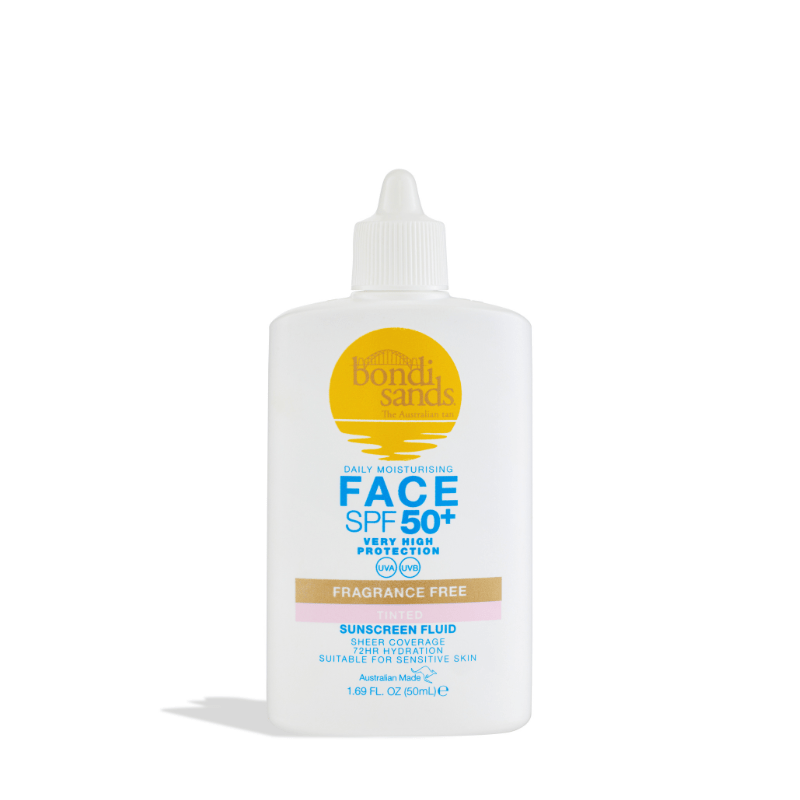 Bondi Sands SPF50+ Fragrance Free Tinted Face Fluid 50ml