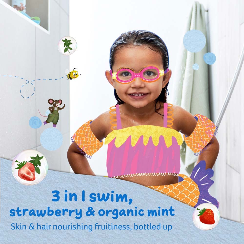 Childs Farm 3 In 1 Swim Strawberry & Organic Mint 250ml
