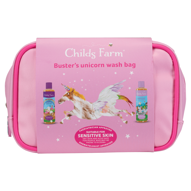 Childs Farm Unicorn Wash Bag Set