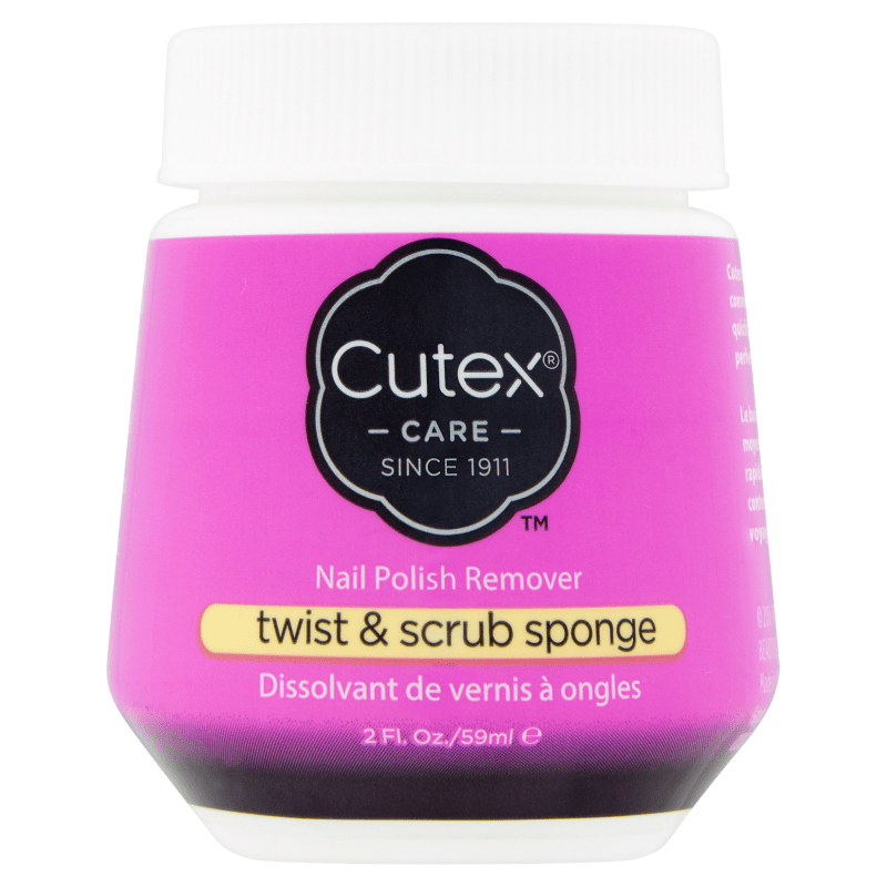 Cutex Twist & Scrub Sponge Nail Polish Remover 59ml