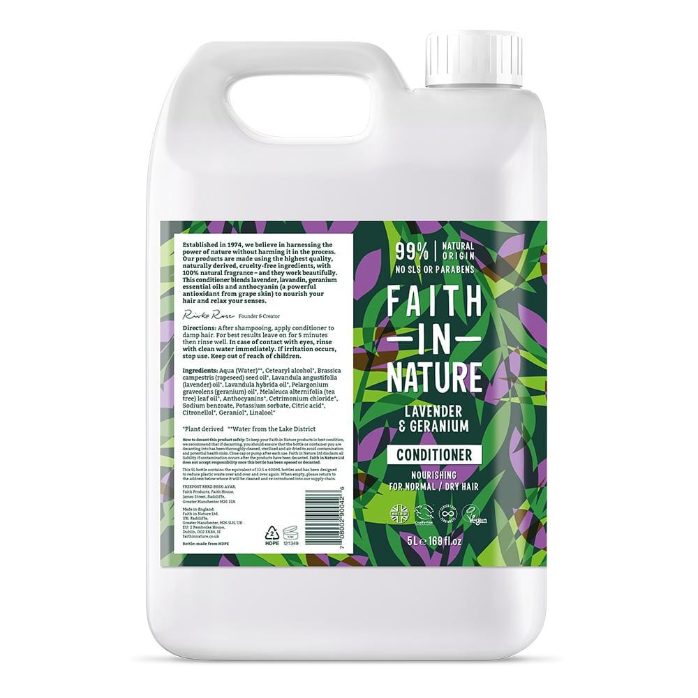 Faith In Nature Lavender & Geranium Conditioner 5 Litre