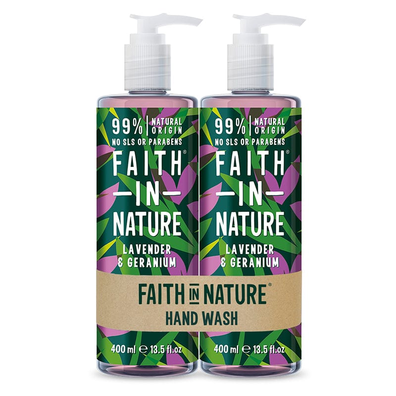 Faith in Nature Lavender & Geranium Handwash 2x400ml