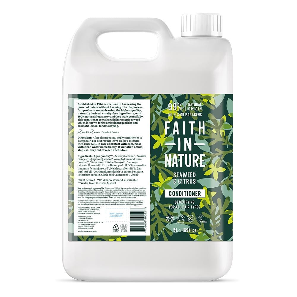 Faith In Nature Seaweed & Citrus Conditioner 5 Litre