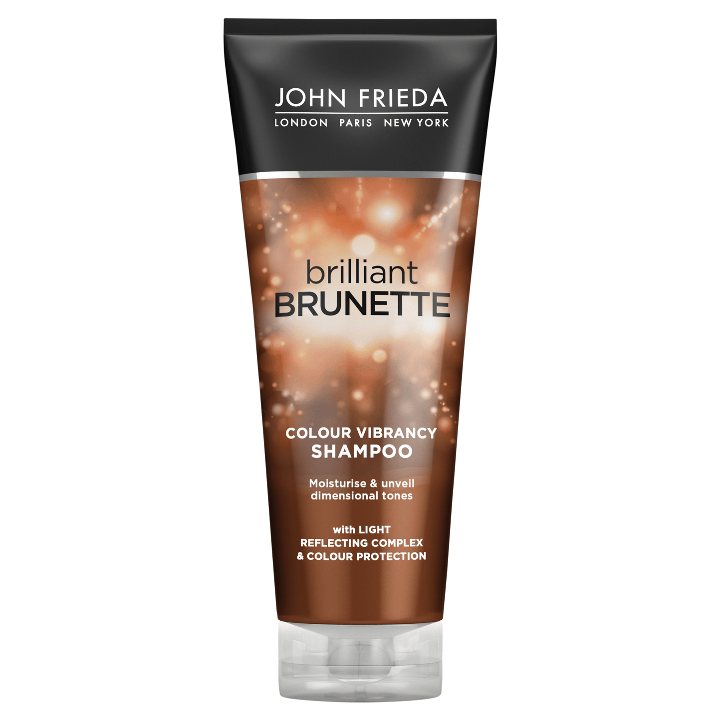 John Frieda Brilliant Brunette Colour Protecting Moisturising Shampoo 250ml