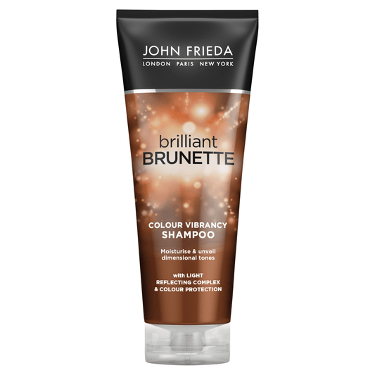 John Frieda Brilliant Brunette Colour Protecting Moisturising Shampoo 250ml