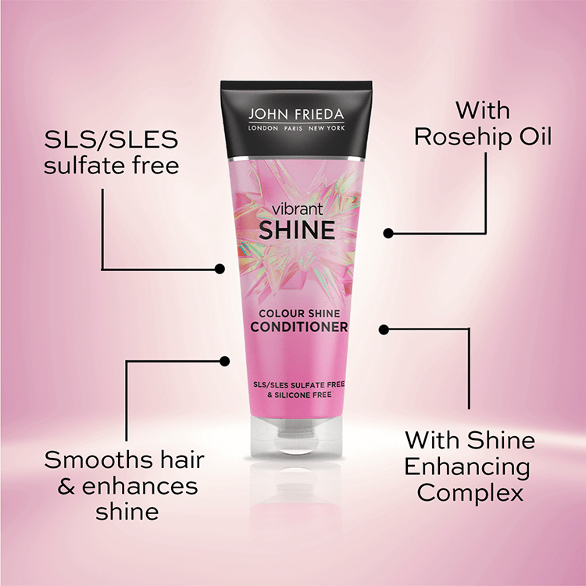 John Frieda Vibrant Shine Colour Shine Conditioner 250ml