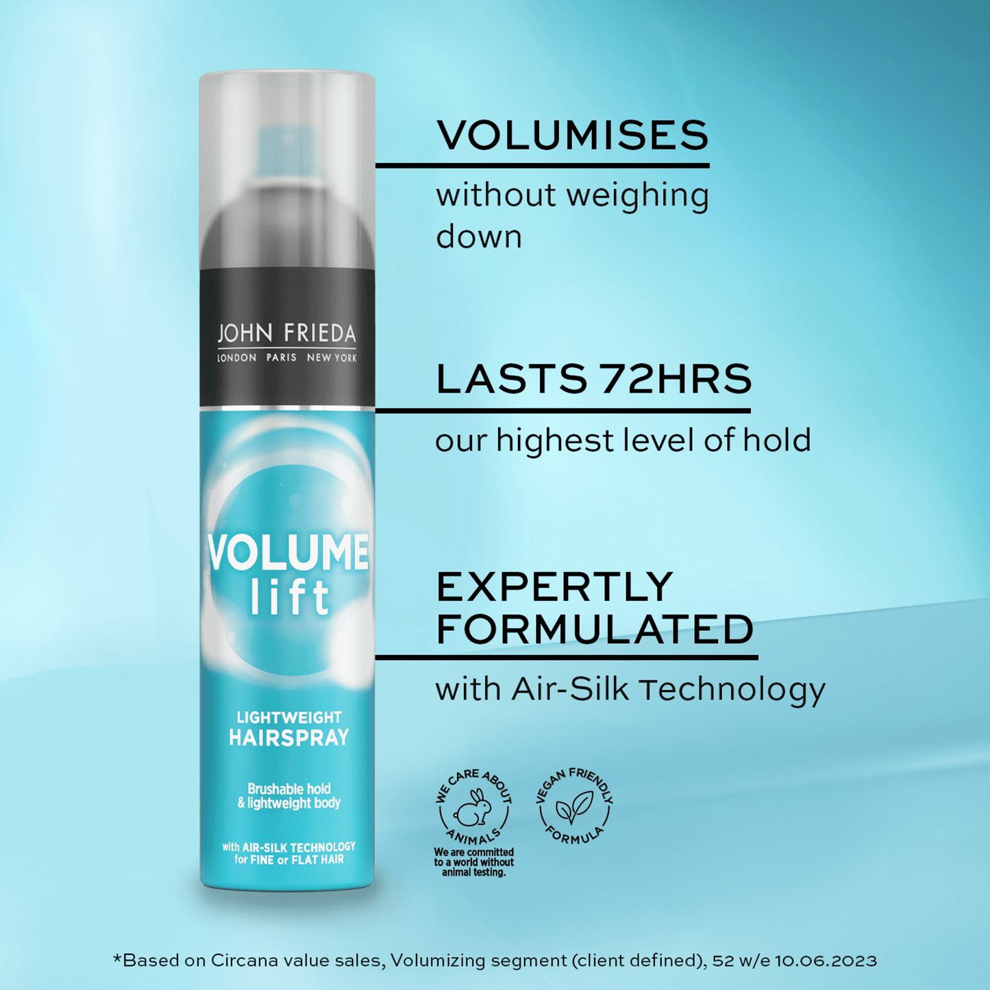 John Frieda Volume Lift Hairspray 250ml
