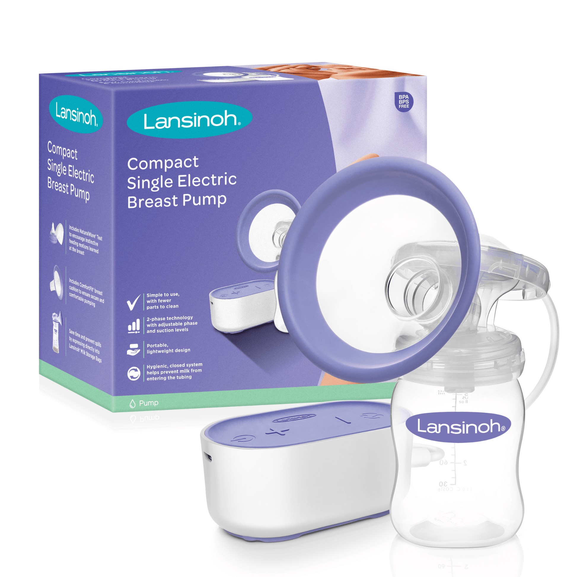 Lansinoh Compact Single Electrical Breast Pump
