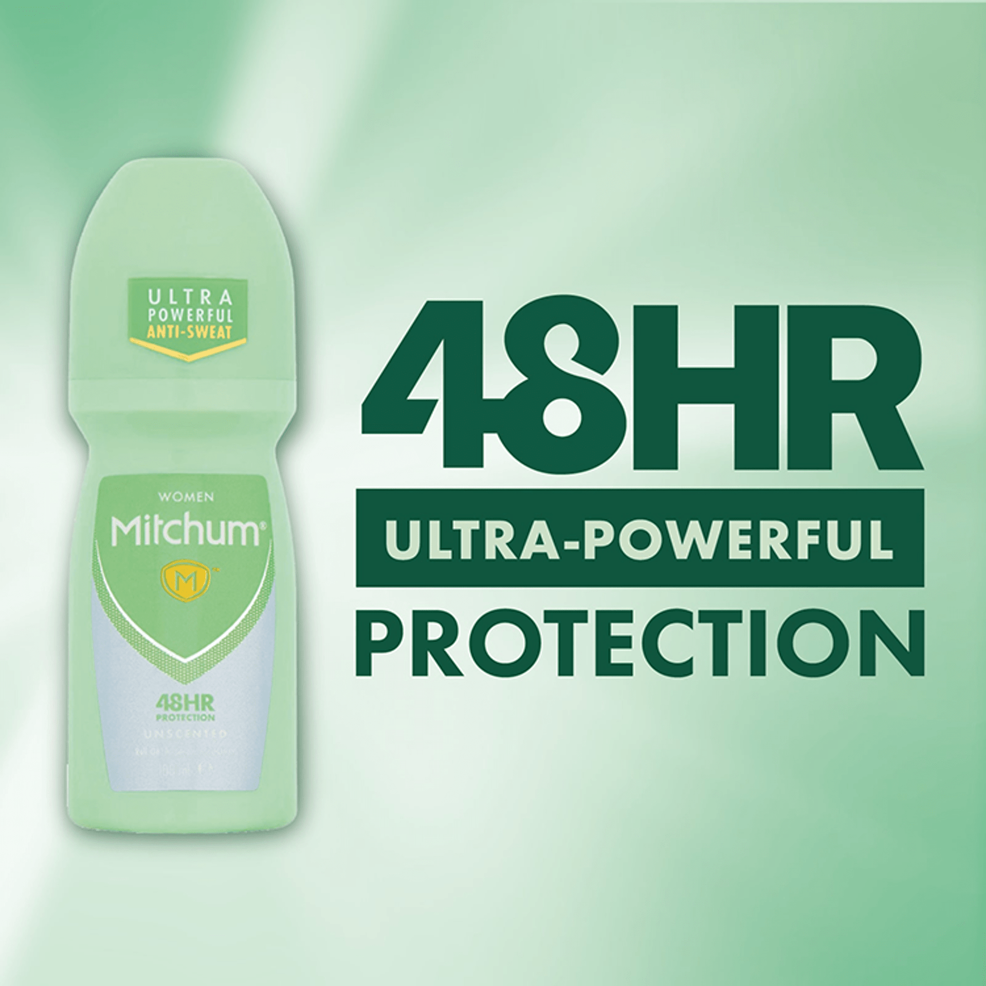 Mitchum Advanced 48Hr Protection Unscented Roll On 100Ml