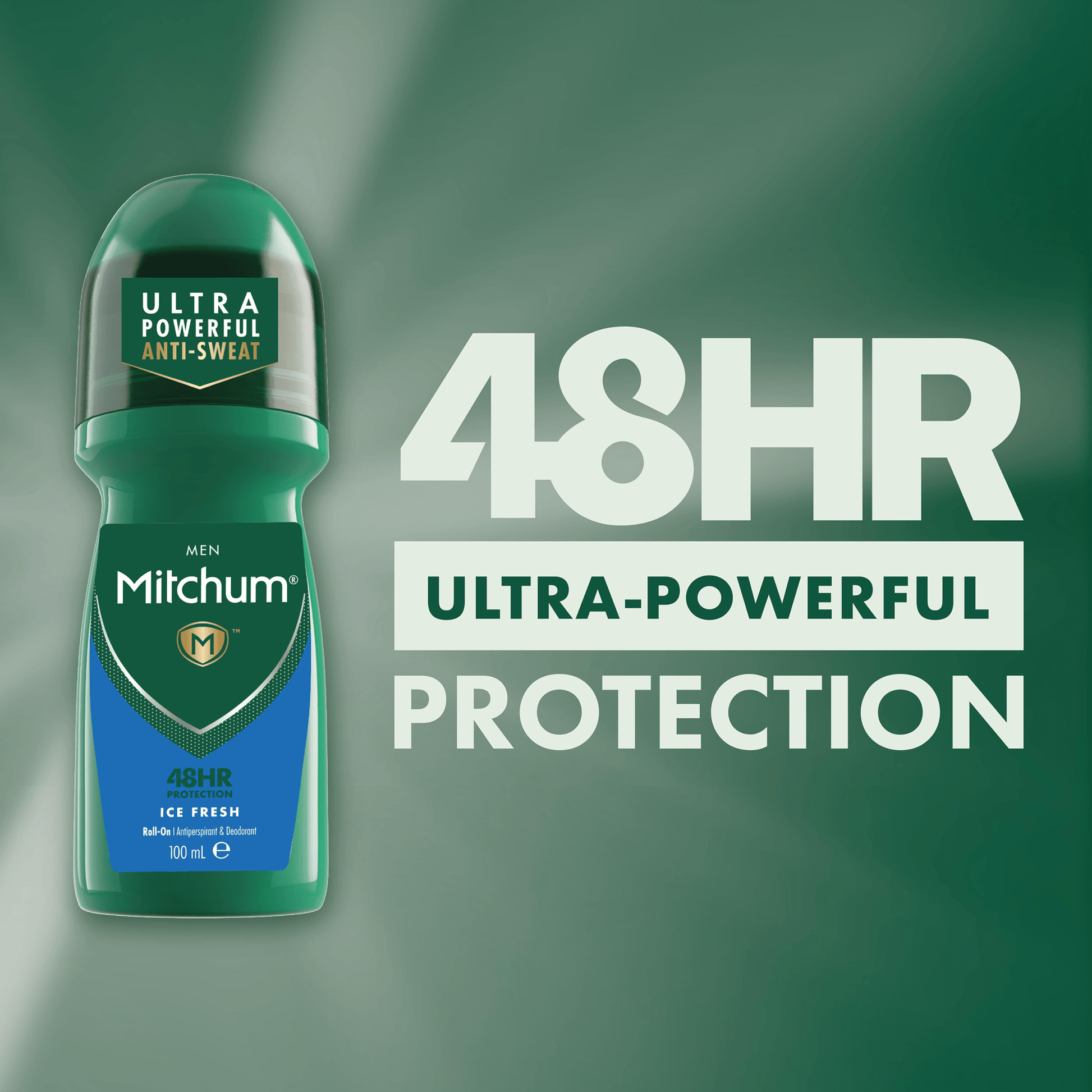 Mitchum Advanced Mens 48Hr Protection Ice Fresh Roll On 100Ml