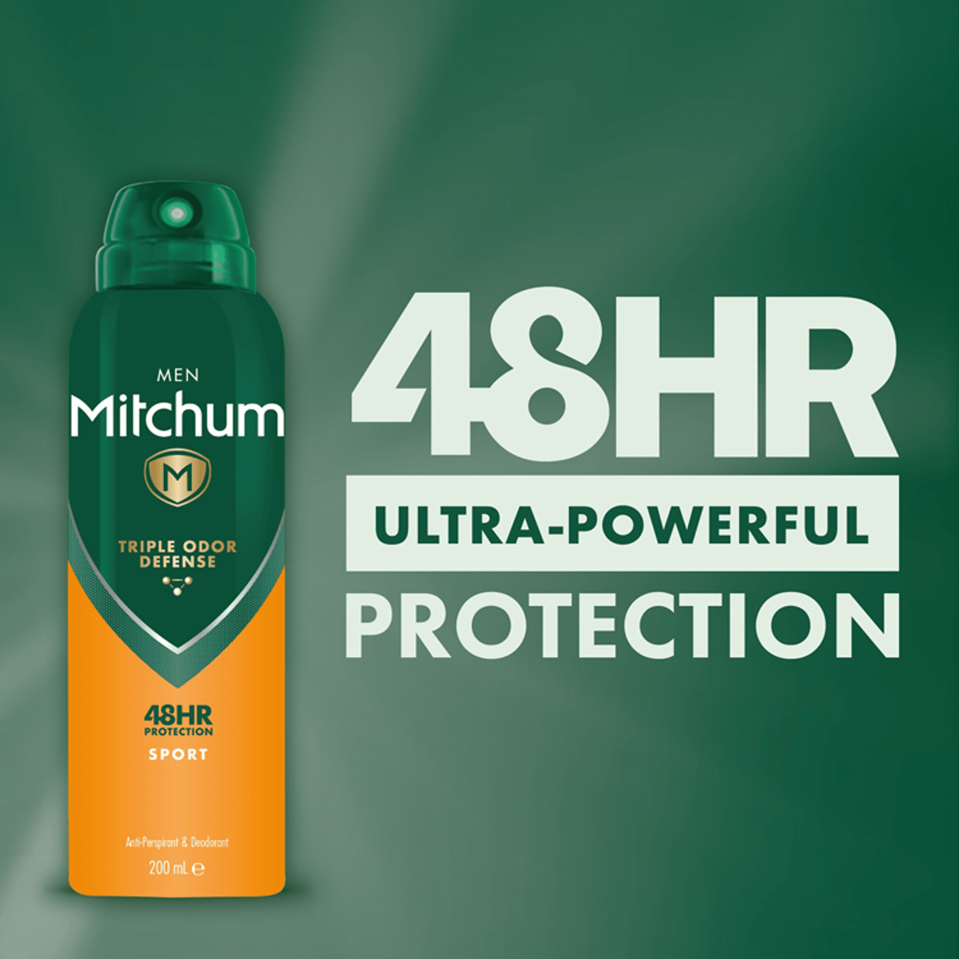 Mitchum Advanced Mens 48Hr Protection Sport Anti Perspirant 200Ml