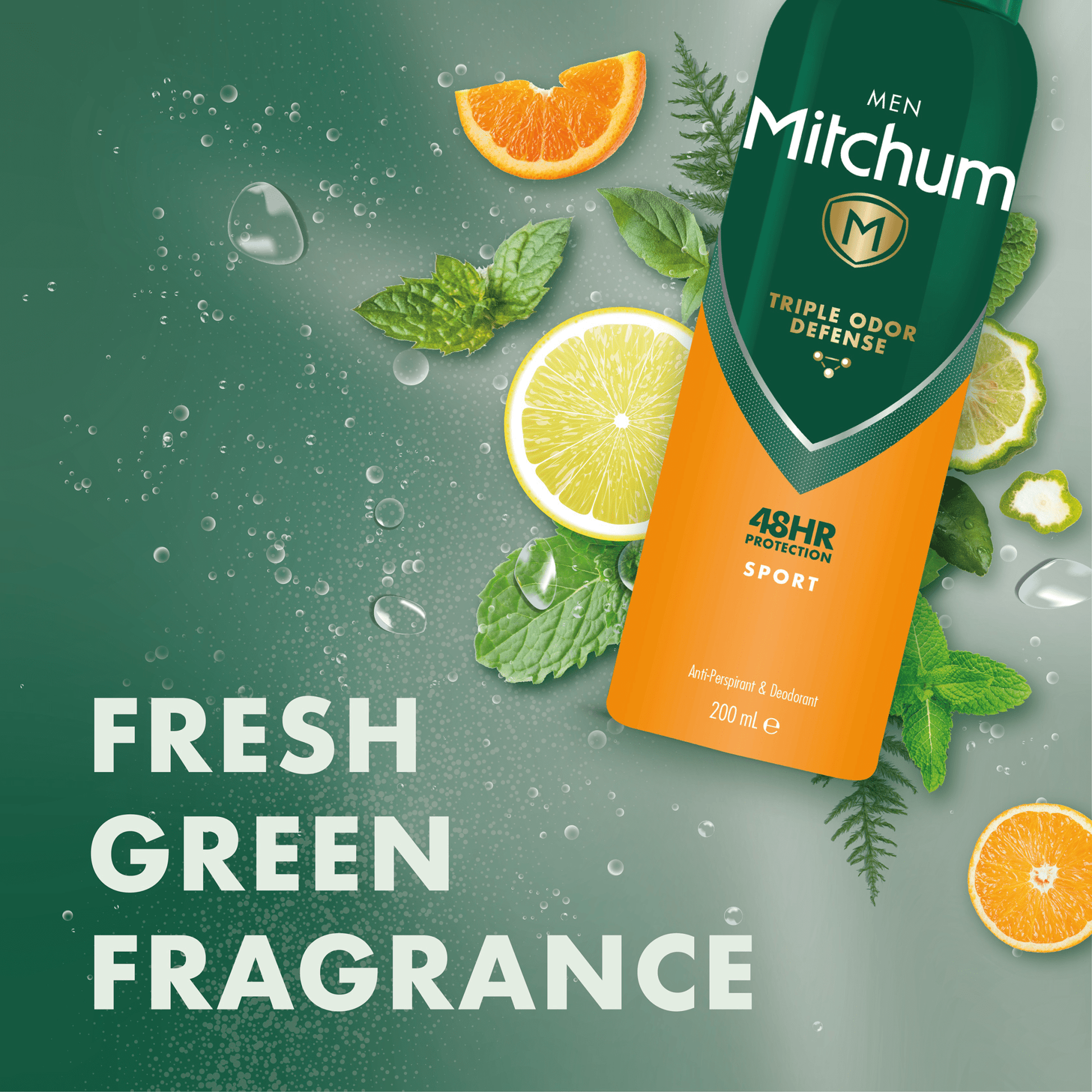 Mitchum Advanced Mens 48Hr Protection Sport Anti Perspirant 200Ml