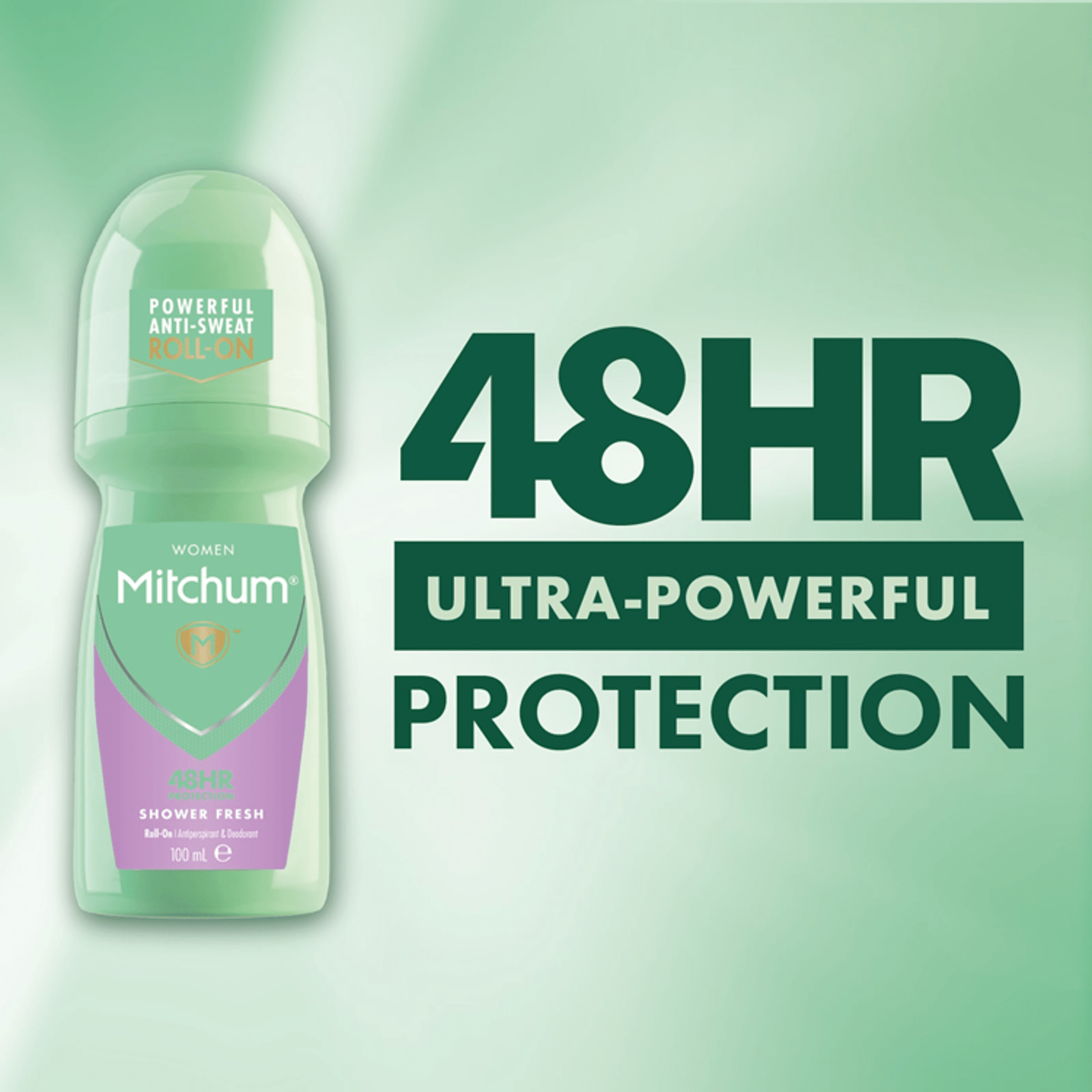 Mitchum Advanced Womens 48Hr Protection Shower Fresh Roll On 100Ml