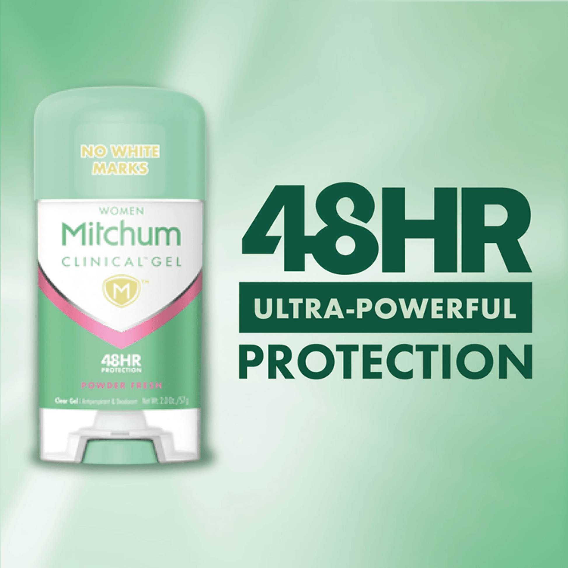 Mitchum Ultimate Women's 48hr Protection Powder Fresh Gel 57g