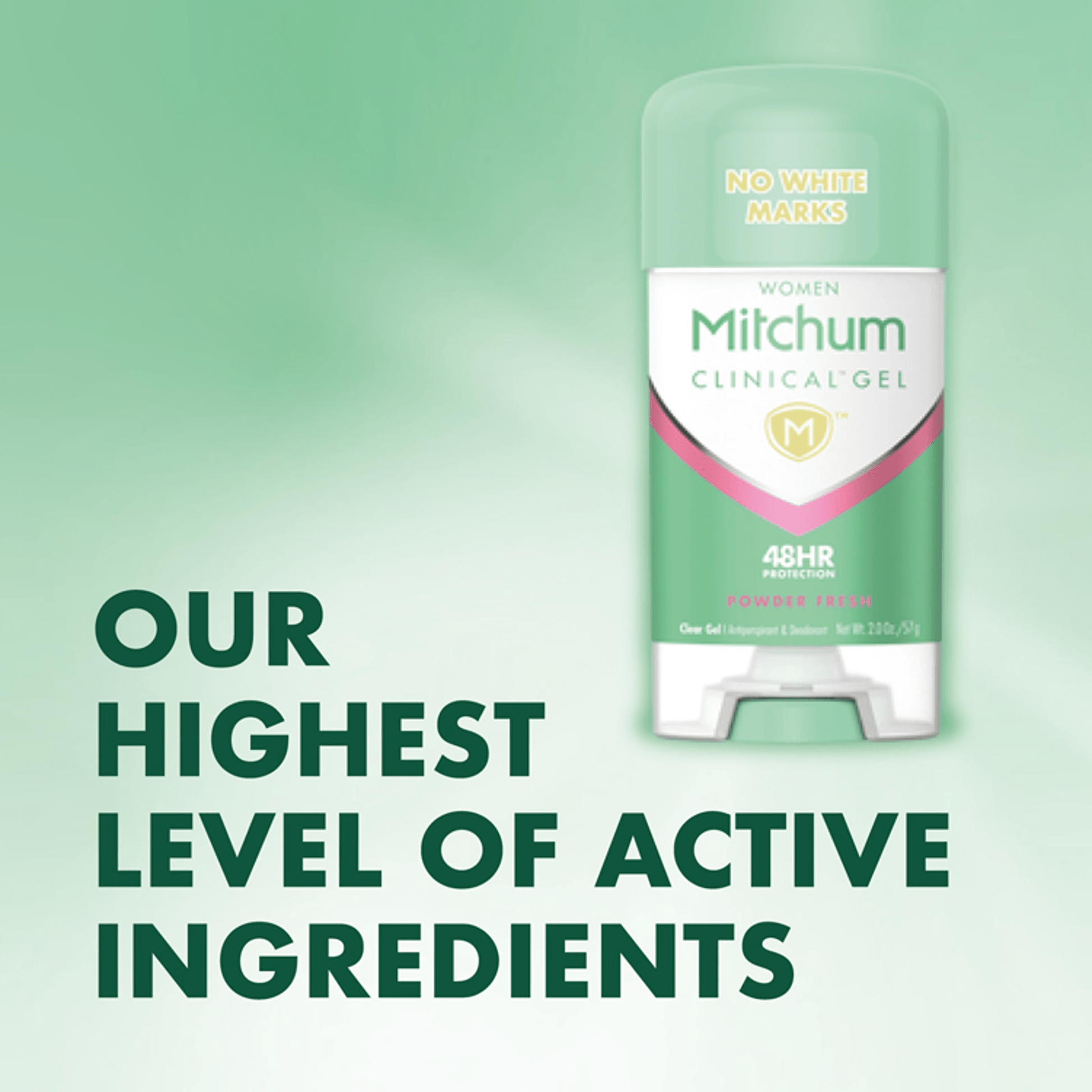 Mitchum Ultimate Women's 48hr Protection Powder Fresh Gel 57g