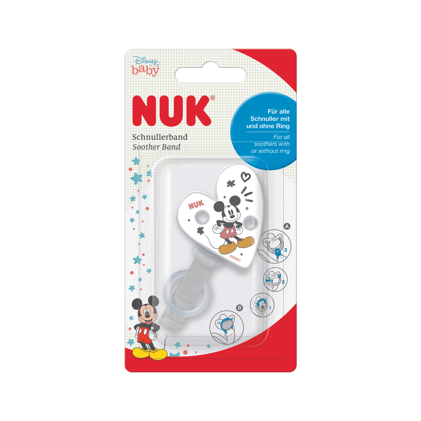 NUK Disney Mickey Mouse Soother Chain