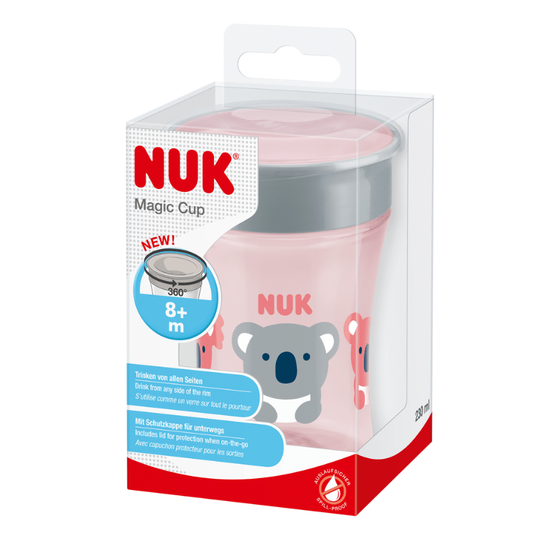 NUK Evolution Magic Cup Pink 8 months+ 230ml