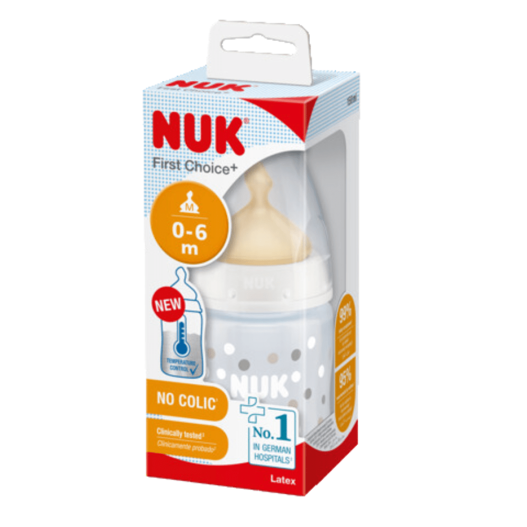 NUK First Choice + Glow in the Dark Bottle 300ml 2 Pack