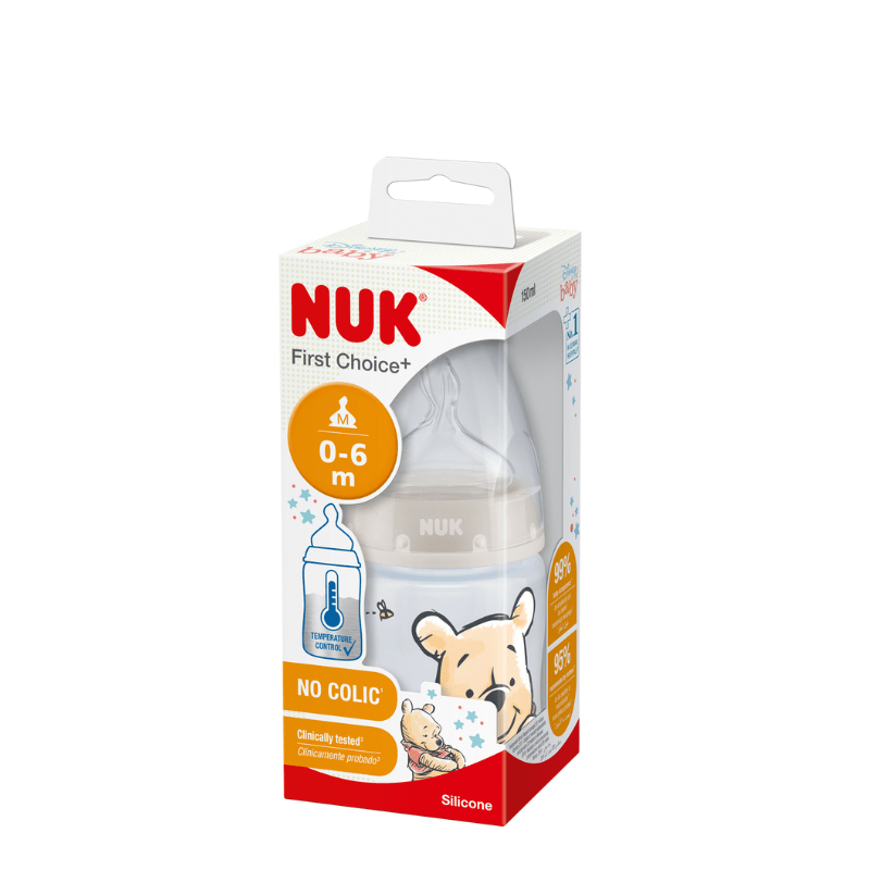 NUK First Choice + Temperature Control Winnie The Pooh Bottle 150ml