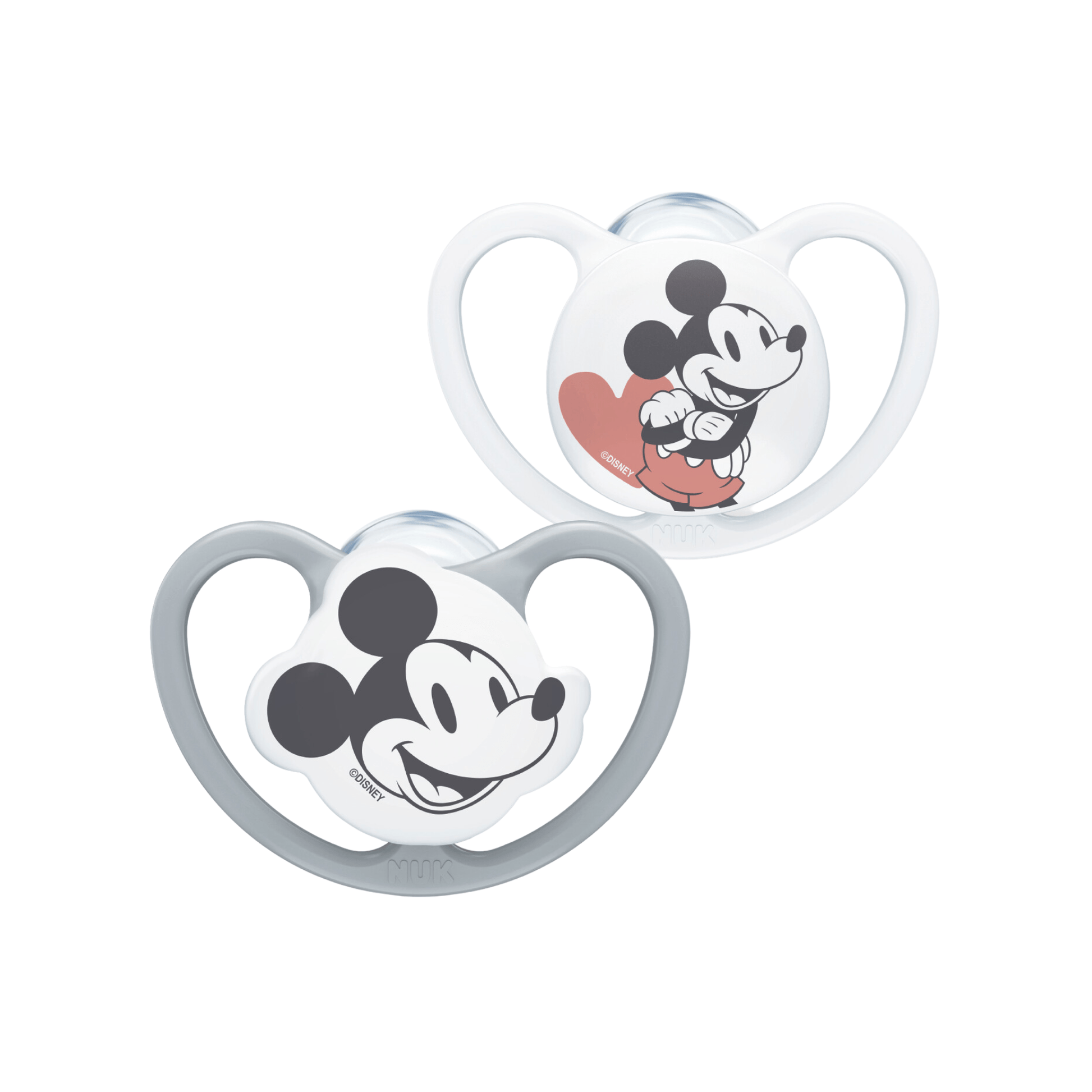 Nuk Mickey Mouse Space Soother 6 18 Months 2 Pack