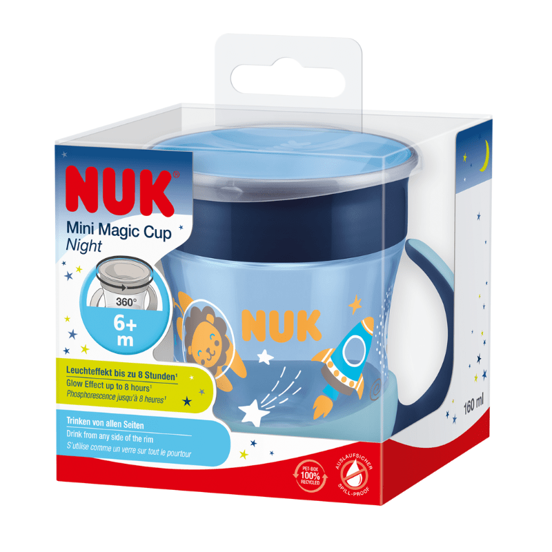NUK Mini Magic Glow in the Dark Blue Cup (6m+) 160ml
