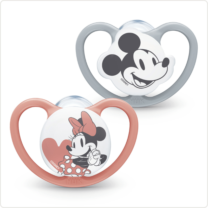 NUK Minnie Mouse Space Soother Size 2 - 2 Pack