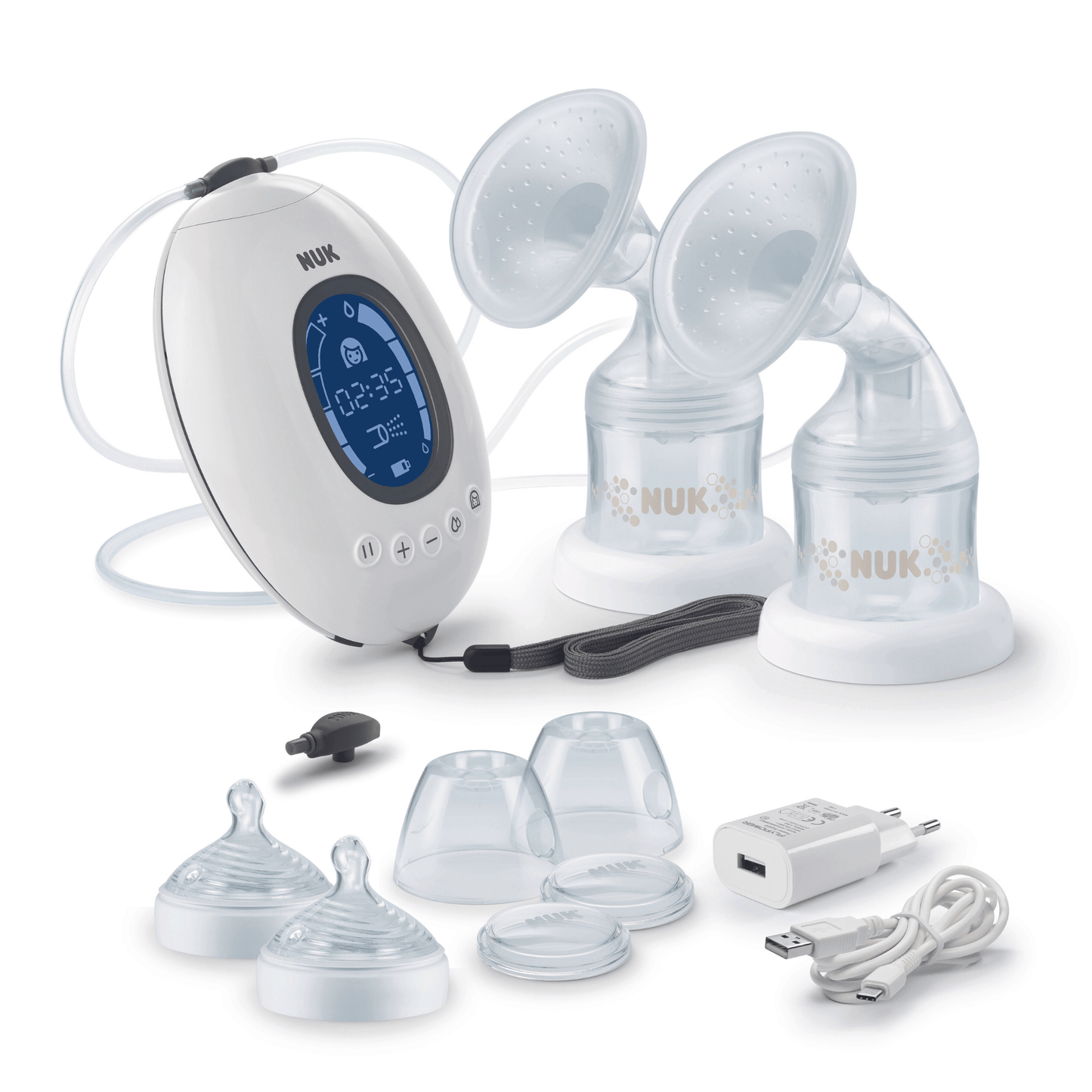 Nuk Nature Sense Rechargeable Double Electric Breast Pump