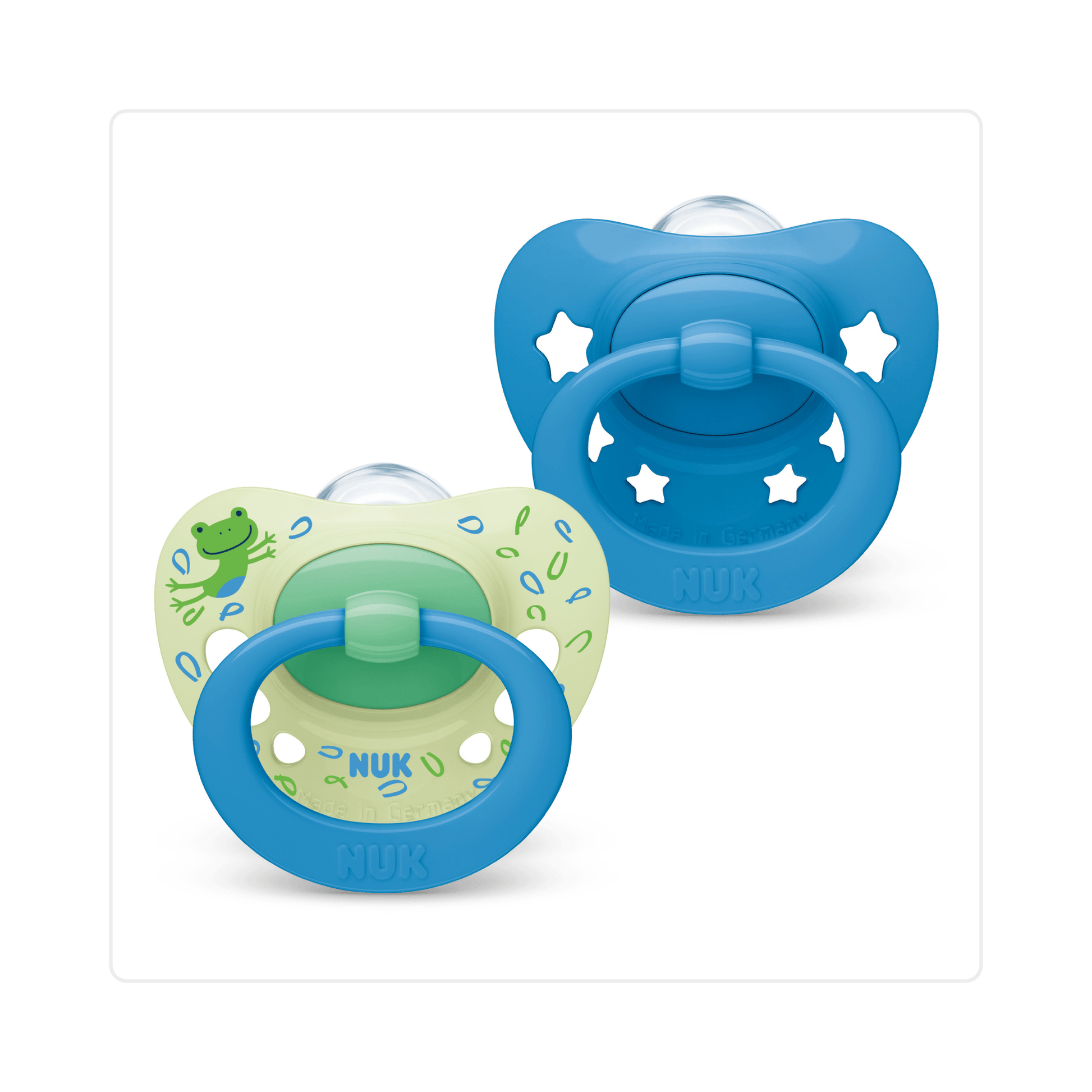 Nuk Signature Silicone Soother Boy 18 36 Months 2 Pack