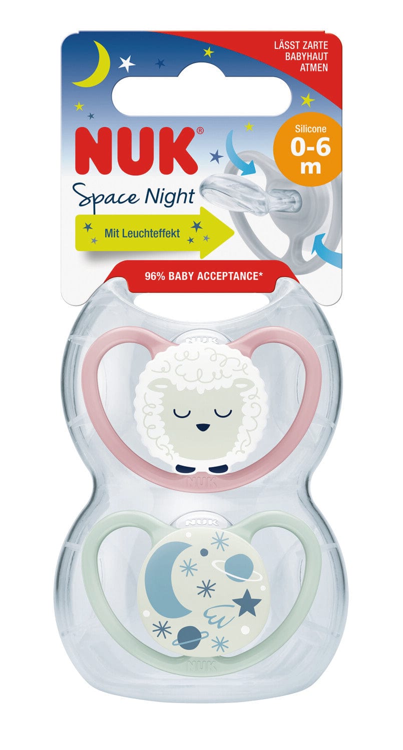 NUK Space Night 0-6 Sheep Pack 2