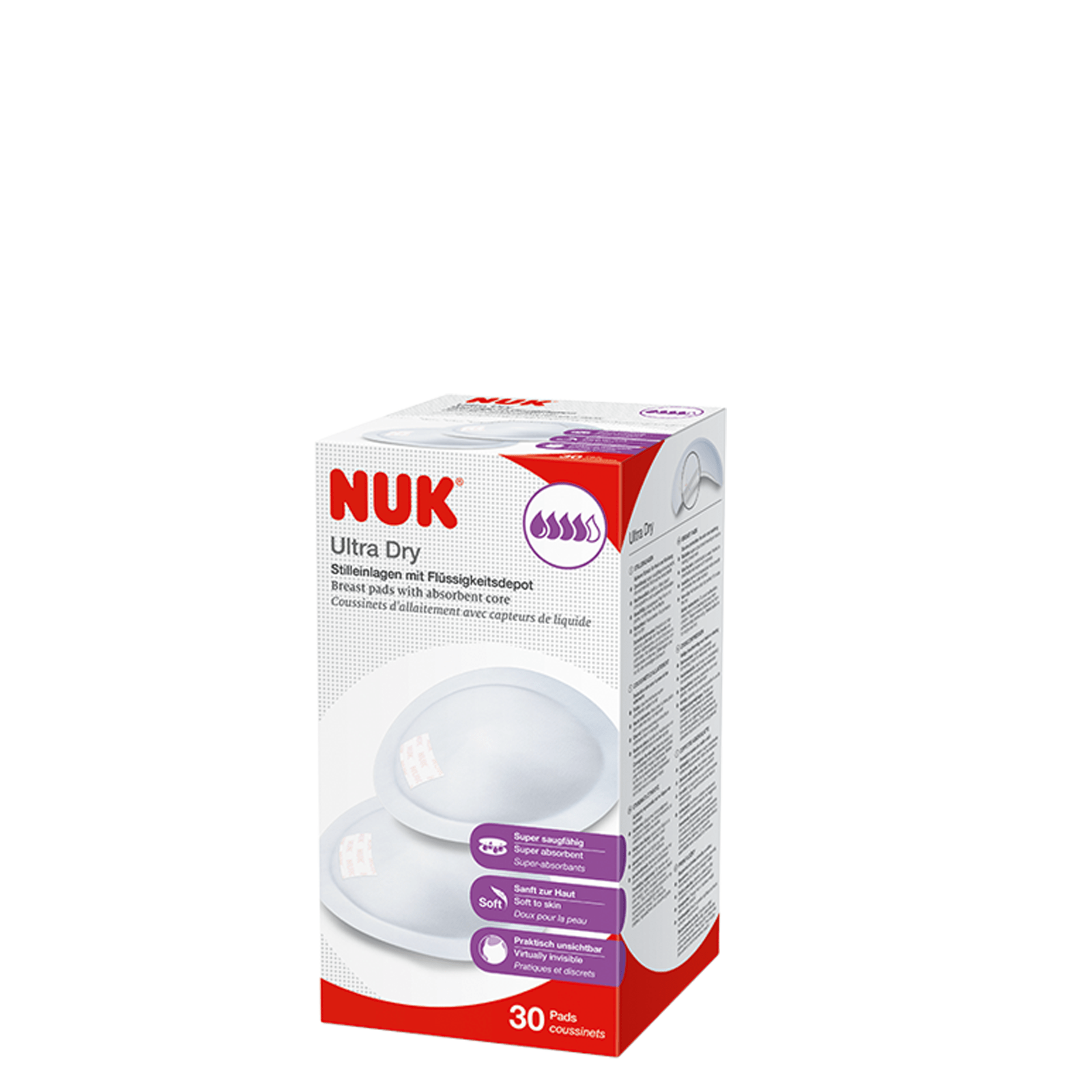 NUK Ultra Dry Breast Pads 30's