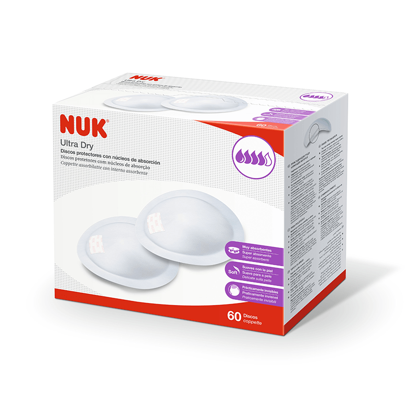 NUK Ultra Dry Breast Pads 60 Pack
