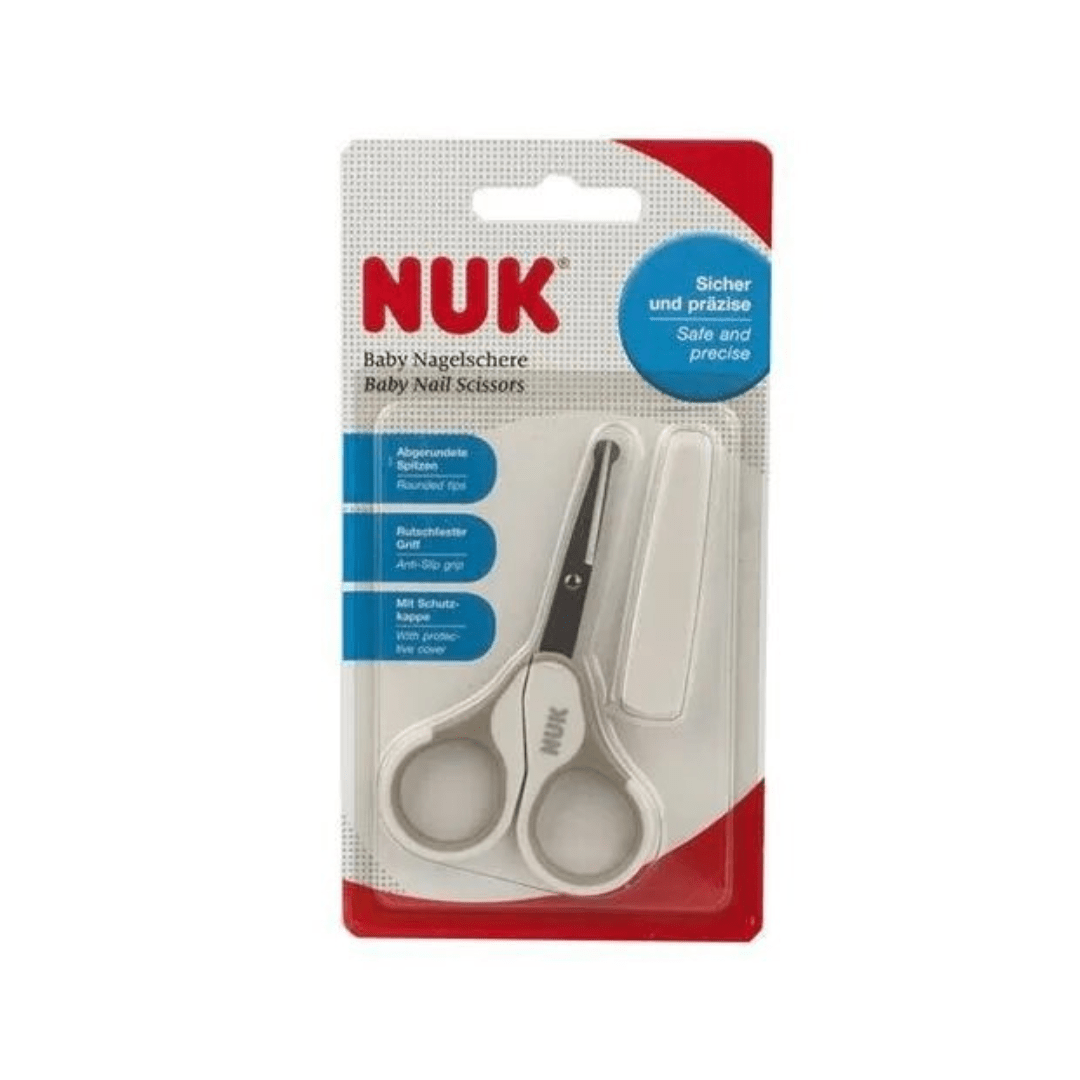 NUK ZZ Baby Nail Scissors with Cover - Mixed Case
