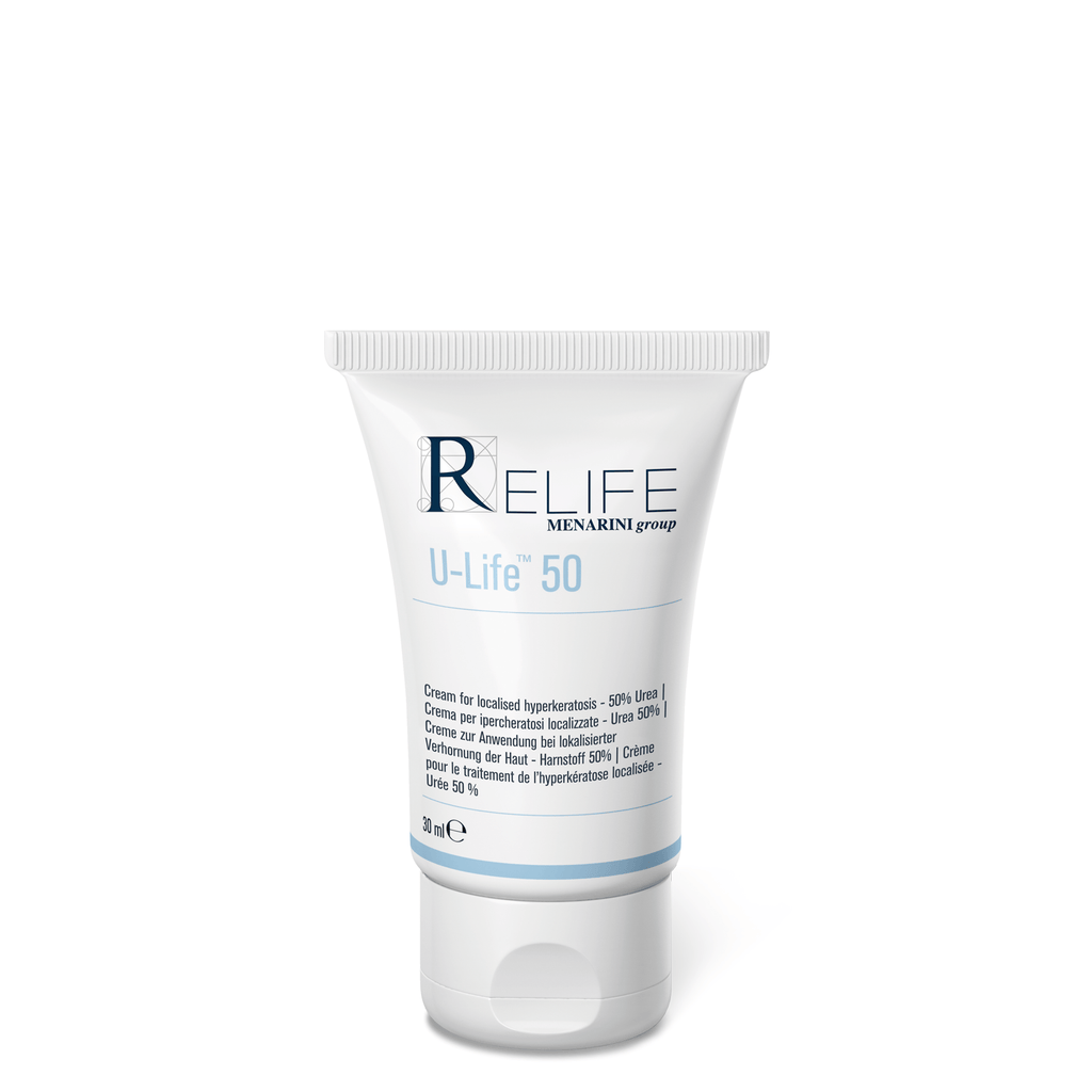 Relife U-Life 50 Cream for Localised Hyperkeratosis (Thickened skin) 30ml