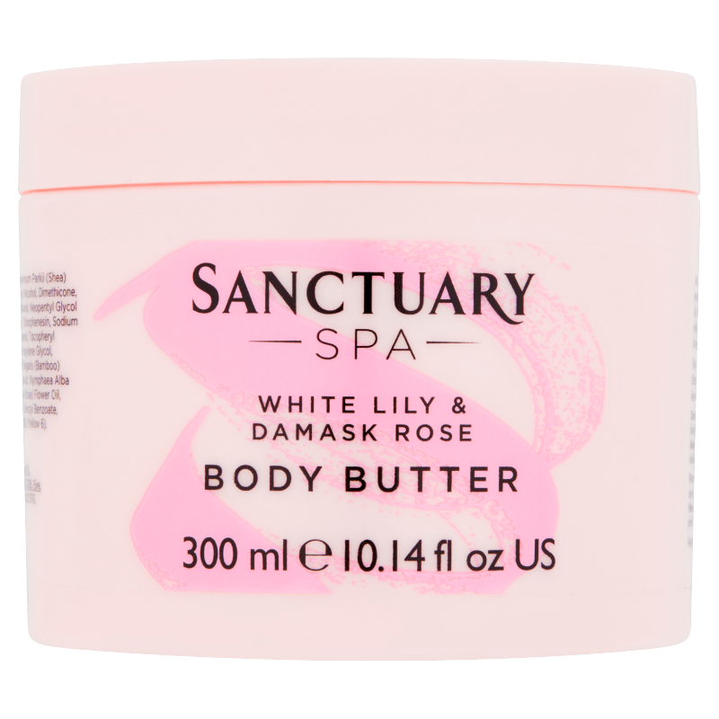 Sanctuary Spa White Lily & Damask Rose Body Butter  300ml