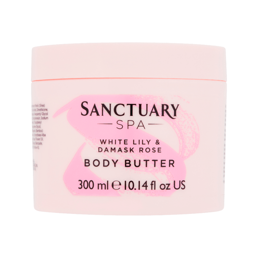 Sanctuary Spa .. White Lily & Damask Rose Body Butter  300ml