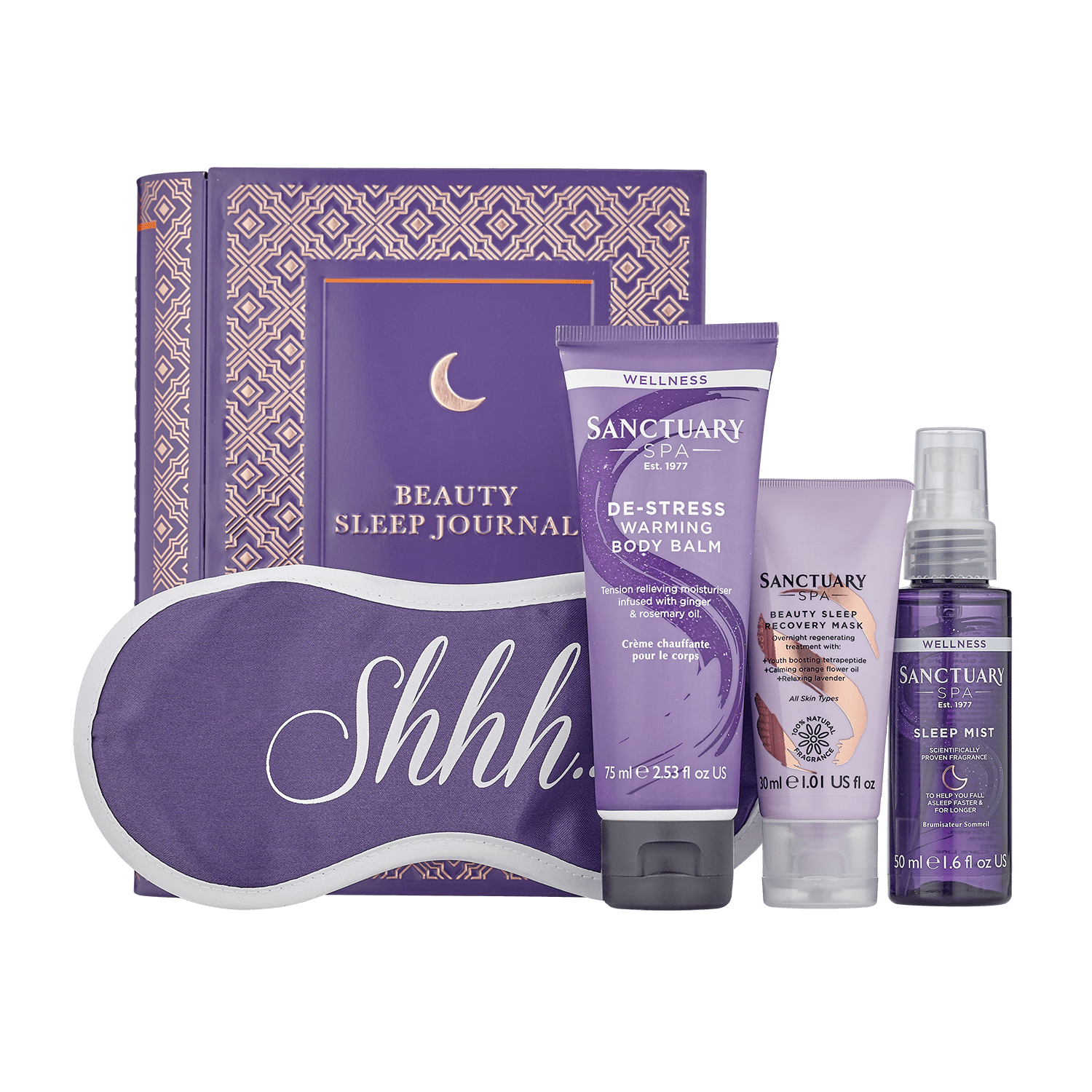 Sanctuary Spa ZZ Wellness Beauty Sleep Journal Gift Set
